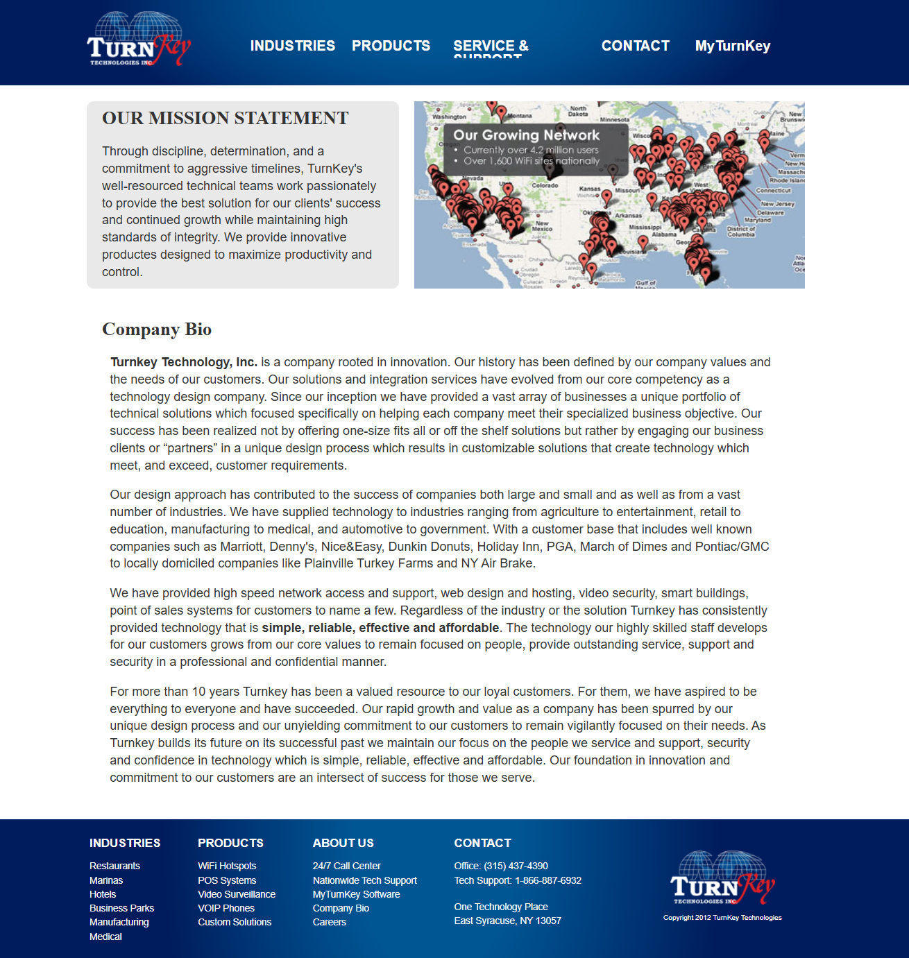 TurnKey Technologies team and company
